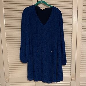 Skies Are Blue Long Sleeve Navy Dress